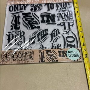 Black and White Decorative Stamps